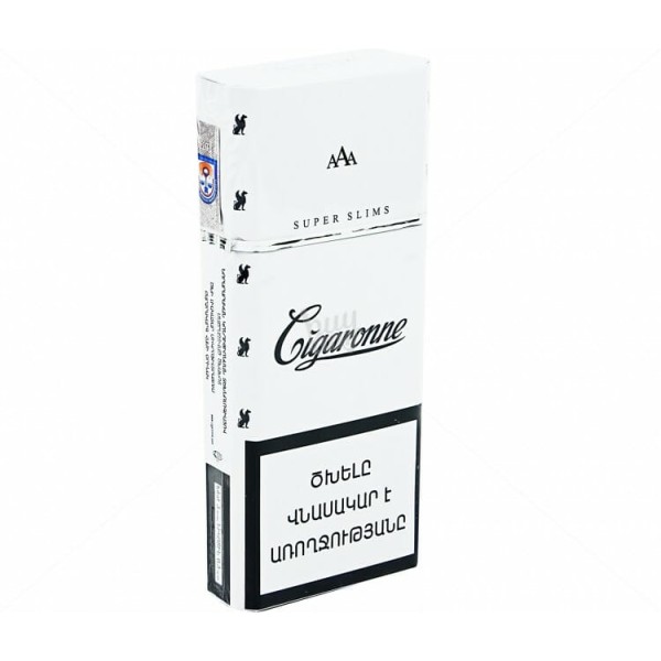 Сигареты Cigaronne Super Slims White Армения