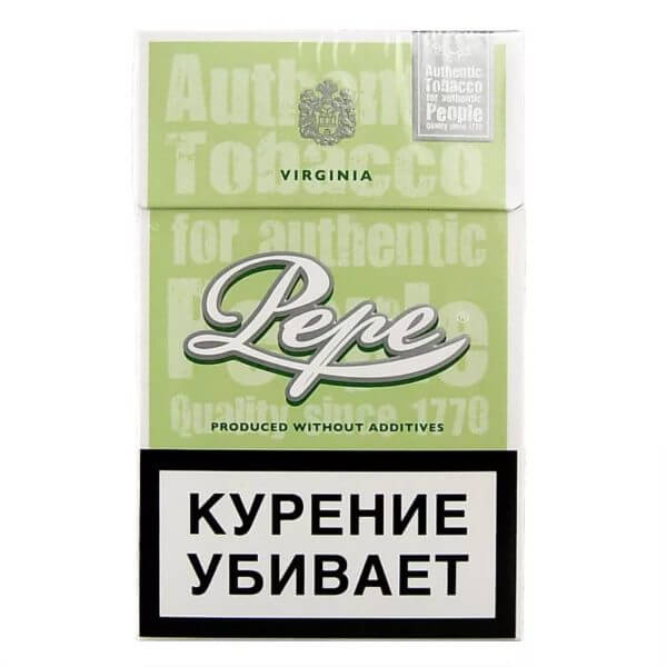 Сигареты Pepe Easy Green