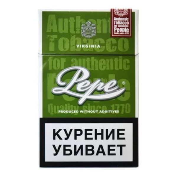 Сигареты Pepe Rich Green