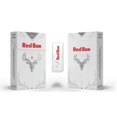 Red Bor White Medium Size