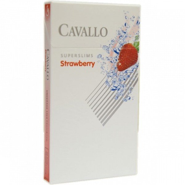 Сигареты Cavallo Super Slim Strawberry